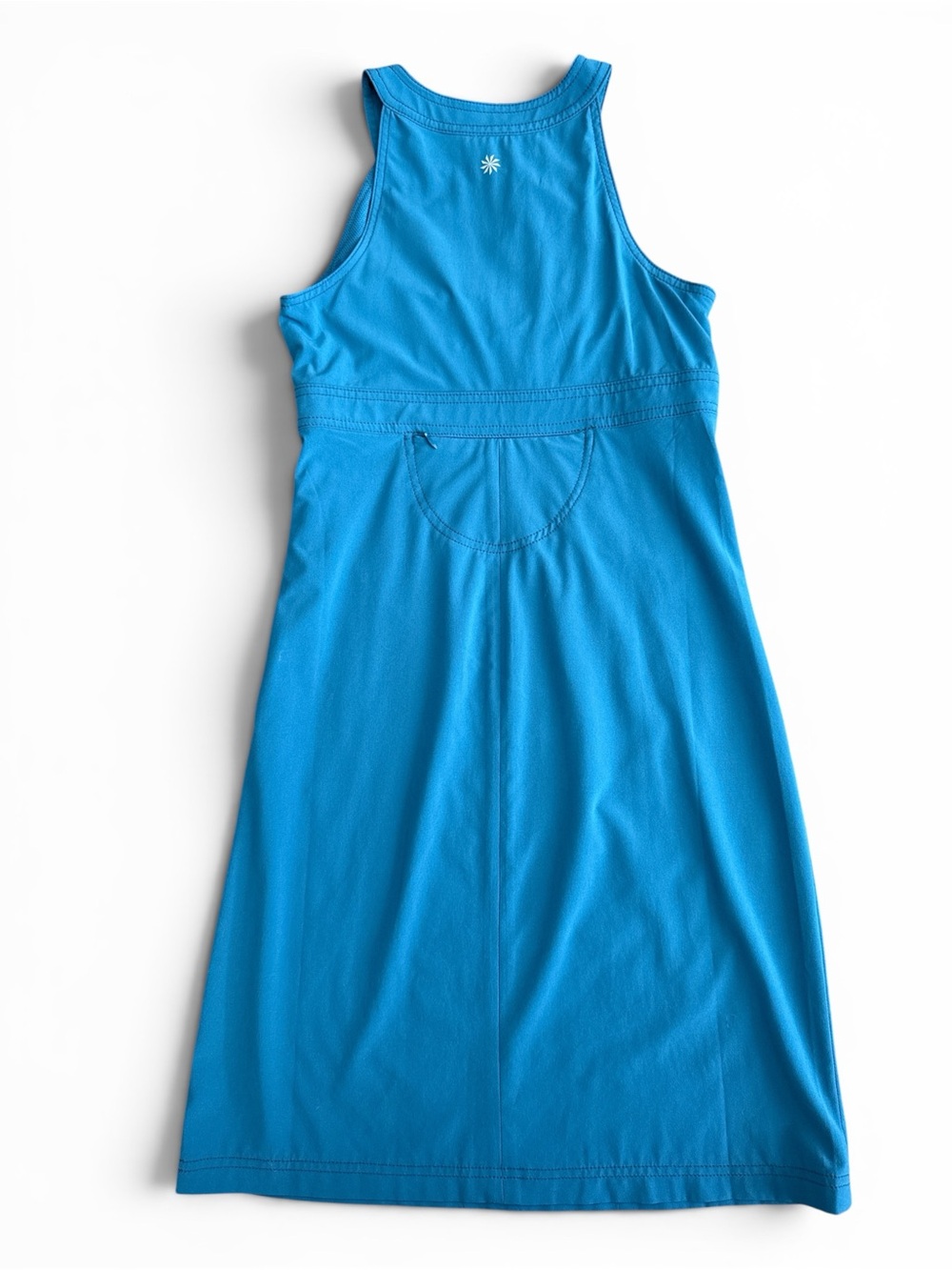 Athleta Teal Sleeveless Performance Dress Lightweight Everyday Dress - Picture 3 of 8